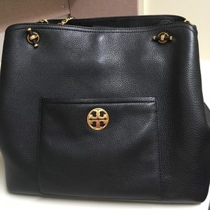 Tory Burch Chelsea Slouch Leather Tote